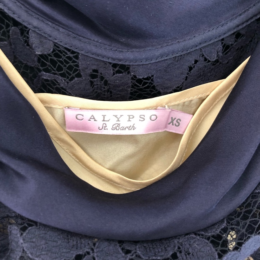 Calypso St Barth navy lace dress, size XS - Picture 4 of 4